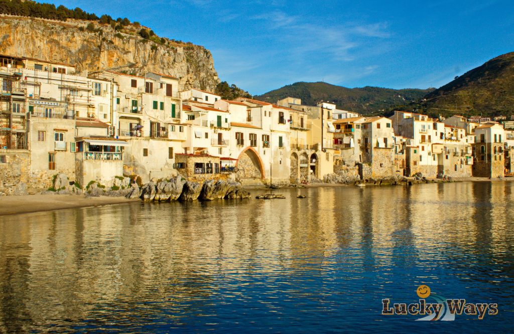 Italien Sizilien, Teil 4 Cefalù - Strandpanorama