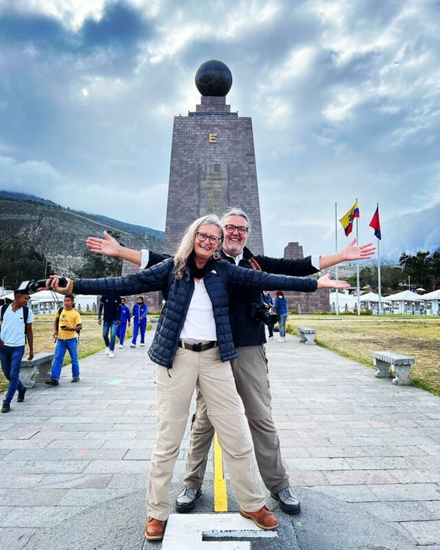 #ecuador #equator #mitaddelmundo 

🔸Another thing off the bucket list. 

❣️We were on the equator line.❣️

With one foot in the north and the other in the south. 

Did you know that the construction of the Mitad del Mundo monument was wrong and that the actual zero line is 180 m away? 

With GPS we got to position S 0.000923.  Then a fence separated us from the smooth zero, separating the property from a barrio behind it.  This did not look so inviting and was probably therefore not accessible. 

.
🔹www.lucky-ways.eu
🔸www.facebook.com/Lucky.ways
🔹Lebe dein Abenteuer nach deinem Geschmack 
🔸#luckyways #individualistenmitabenteurergen
.
#reisefotografie #reiseblogger #travelphotography 
#landscapephotography #travelblogger #travelblog #bestplacestogo ##travelcouple #quito #visitecuador #liveyourlife #stayandwander #neverstopexploring #discovertheworld #adventureisoutthere #traveltheworld #zeroline #monument